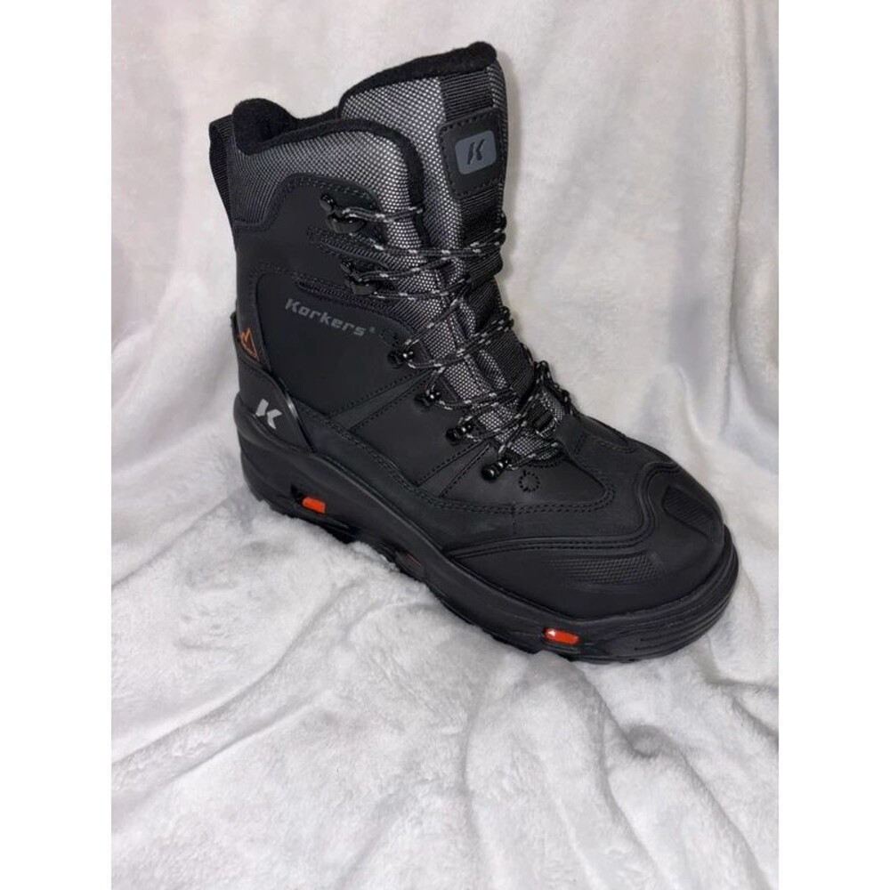 New Korkers Men's SnowJack Pro Safety Winter Boots Sz 10